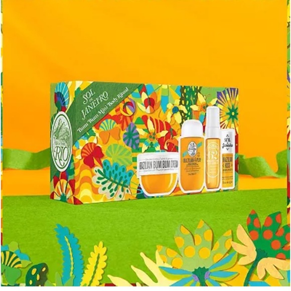 SOL DE JANEIRO BUM Body Cream Shower Gel Lip Cheirosa 62 Mist Christmas Gift Set - Picture 1 of 5